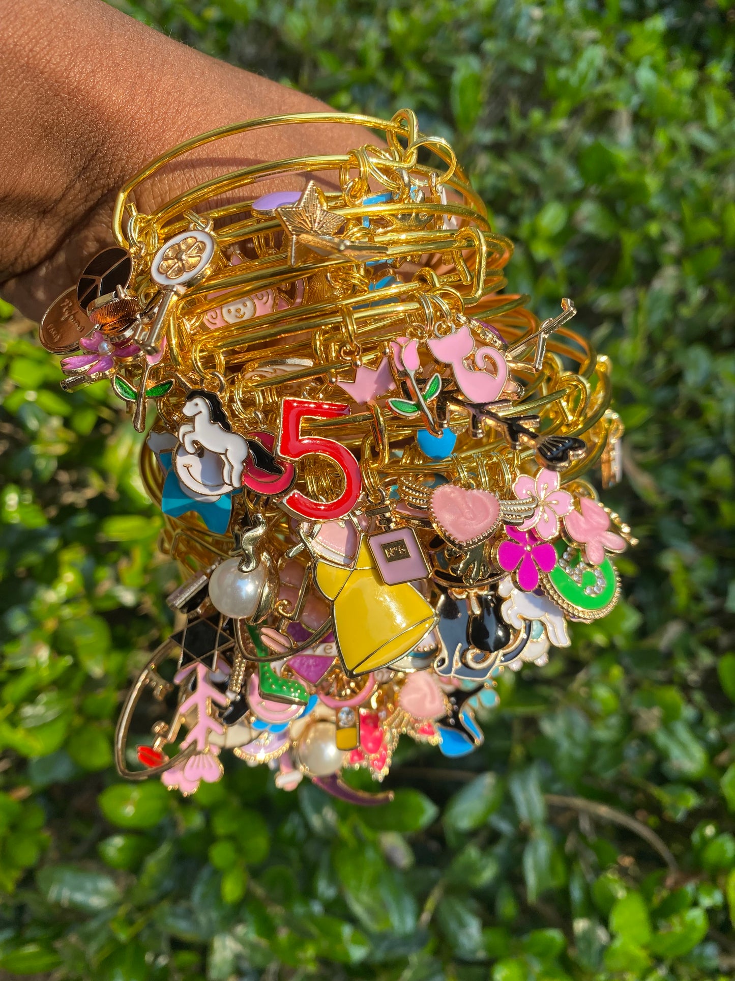 Gold bangles
