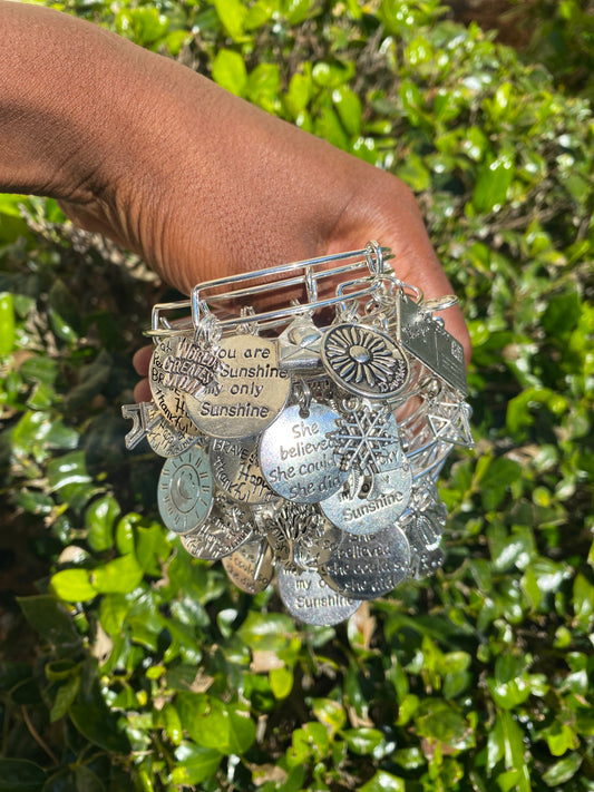 Inspiration silver bangles